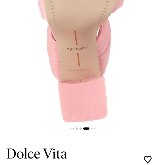 Dolce Vita Altin Platform Slide Sandal Pink Stella New No Box - Picture 5 of 12